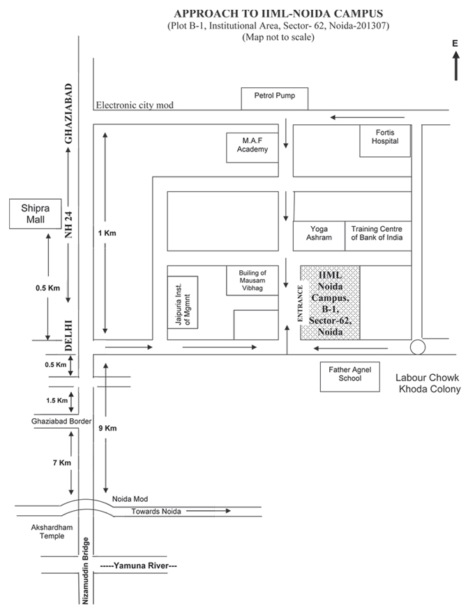 Guide Map Noide Campus