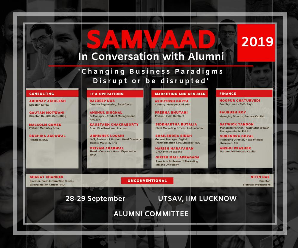 Samvaad 2019 In conversation with Alumni